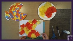 paper plate fish