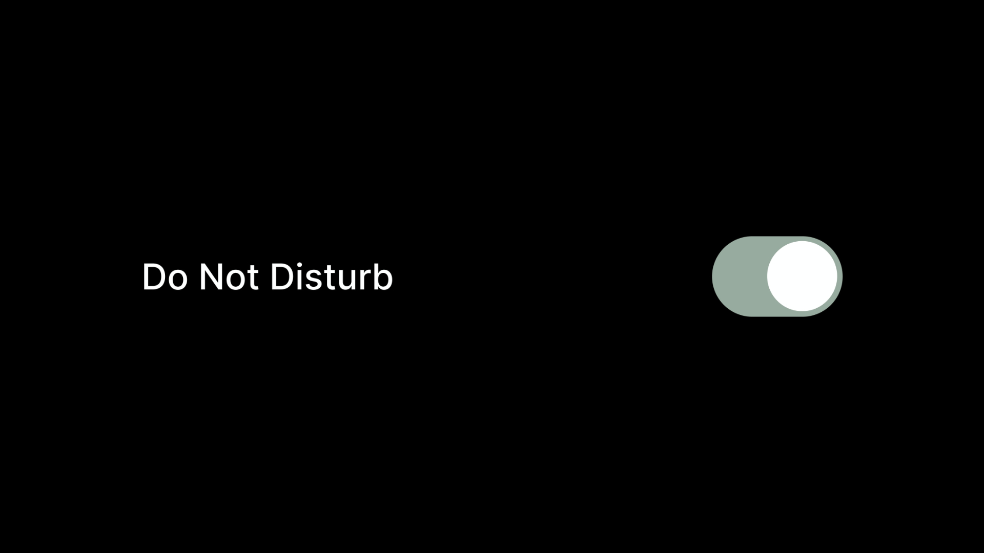 do-not-disturb